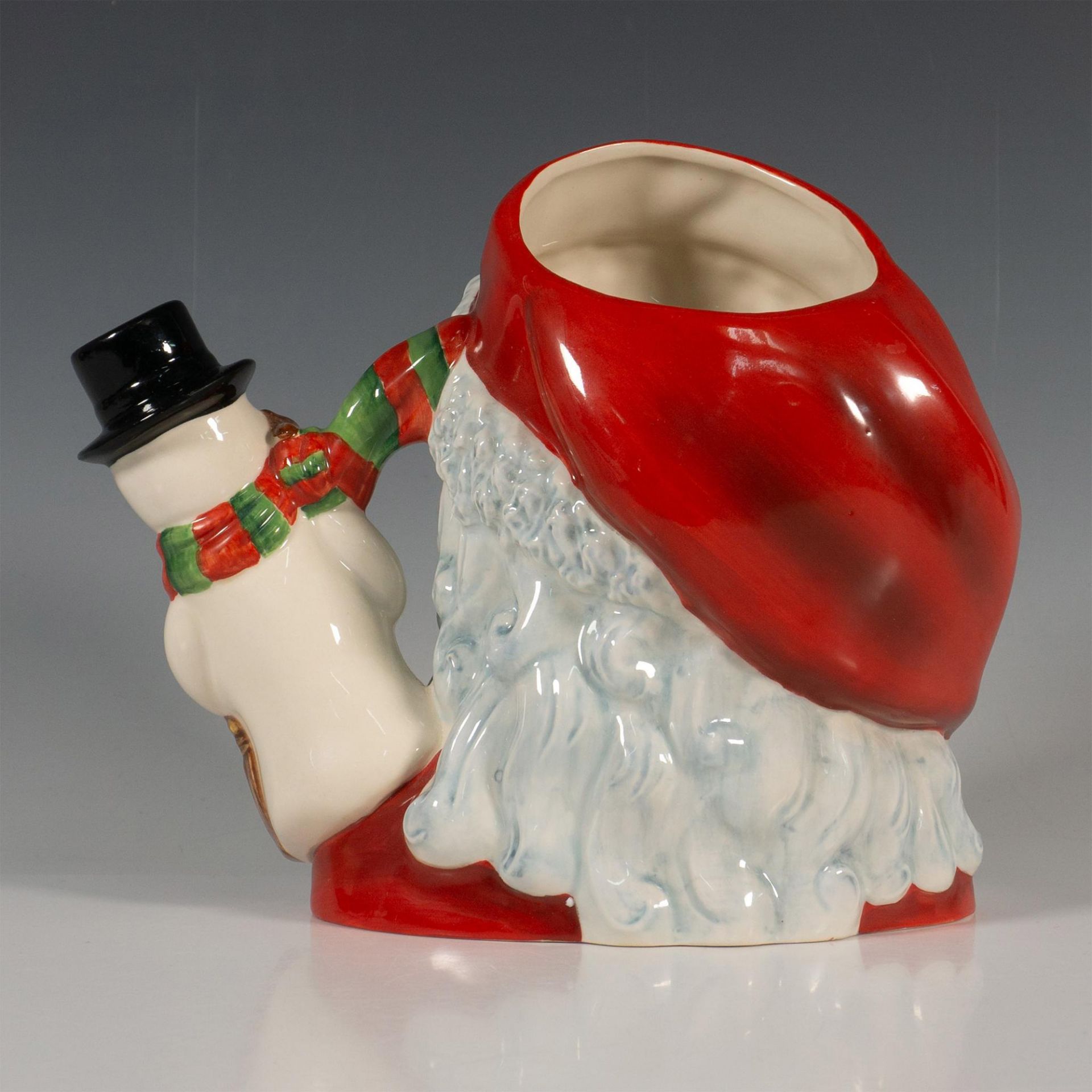 Santa with Snowman - D7238 - Royal Doulton Large Character Jug - Bild 4 aus 6