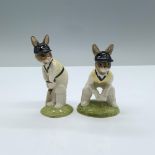 2pc Royal Doulton Bunnykins Figurines, Cricket DB144/150