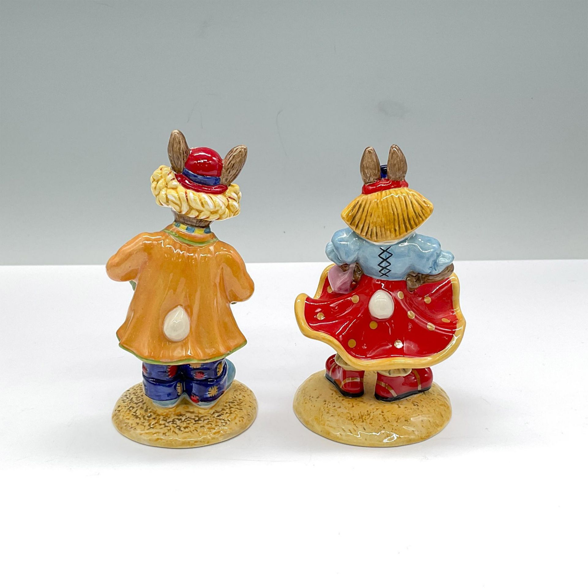 2pc Royal Doulton Bunnykins Figurines, Clowns DB332/331 - Bild 2 aus 3