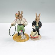 2pc Royal Doulton Bunnykins Figurines, Circus DB333/159