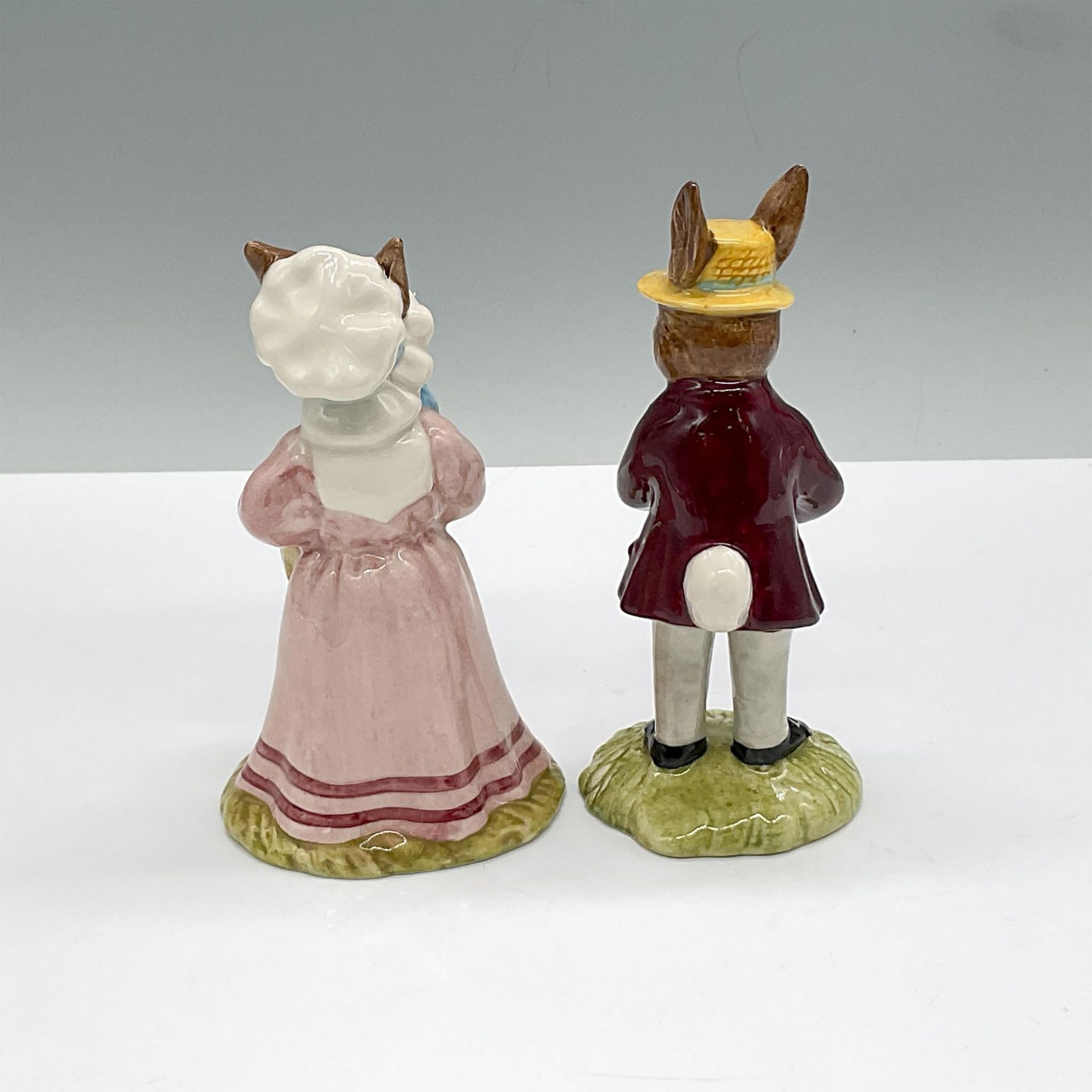 2pc Royal Doulton Bunnykins Figurines, Easter Parade DB51/52 - Image 2 of 3