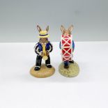 2pc Royal Doulton Bunnykins Figurines, Band DB89/186