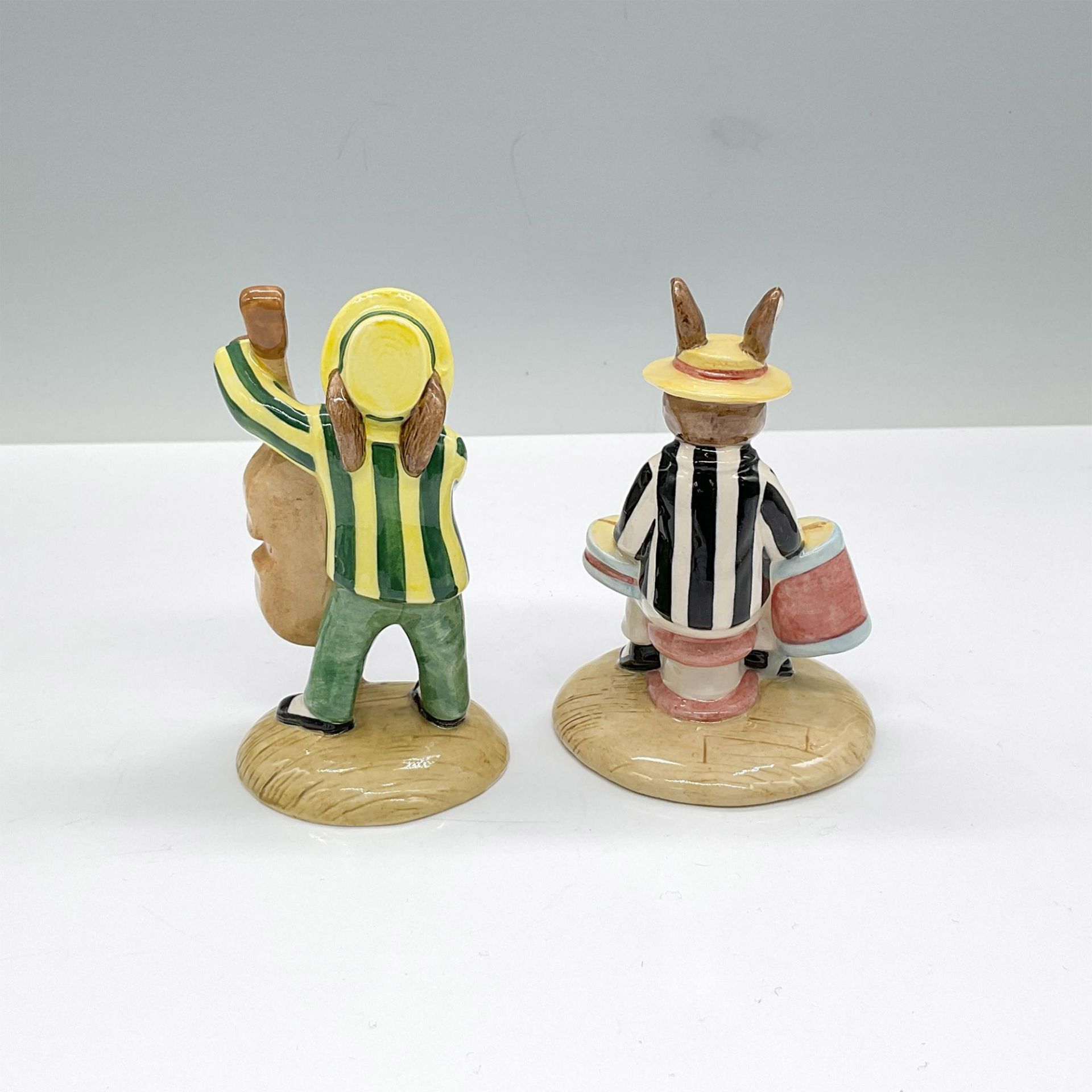 2pc Royal Doulton Bunnykins Figurines, Jazz Band DB250/185 - Bild 2 aus 3