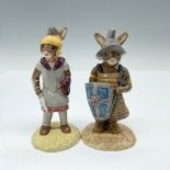 2pc Royal Doulton Bunnykins Figurines, Roman Empire