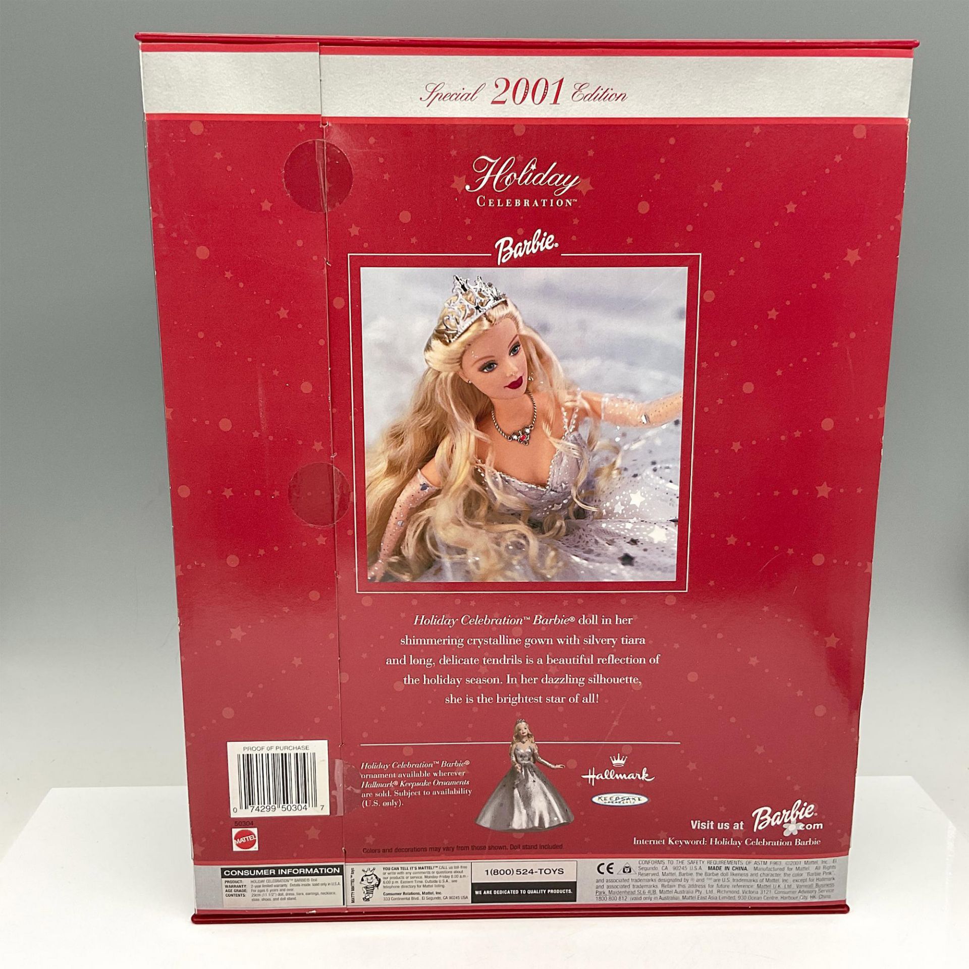 Mattel Barbie Doll, 2001 Holiday Celebration Special Edition - Bild 2 aus 2