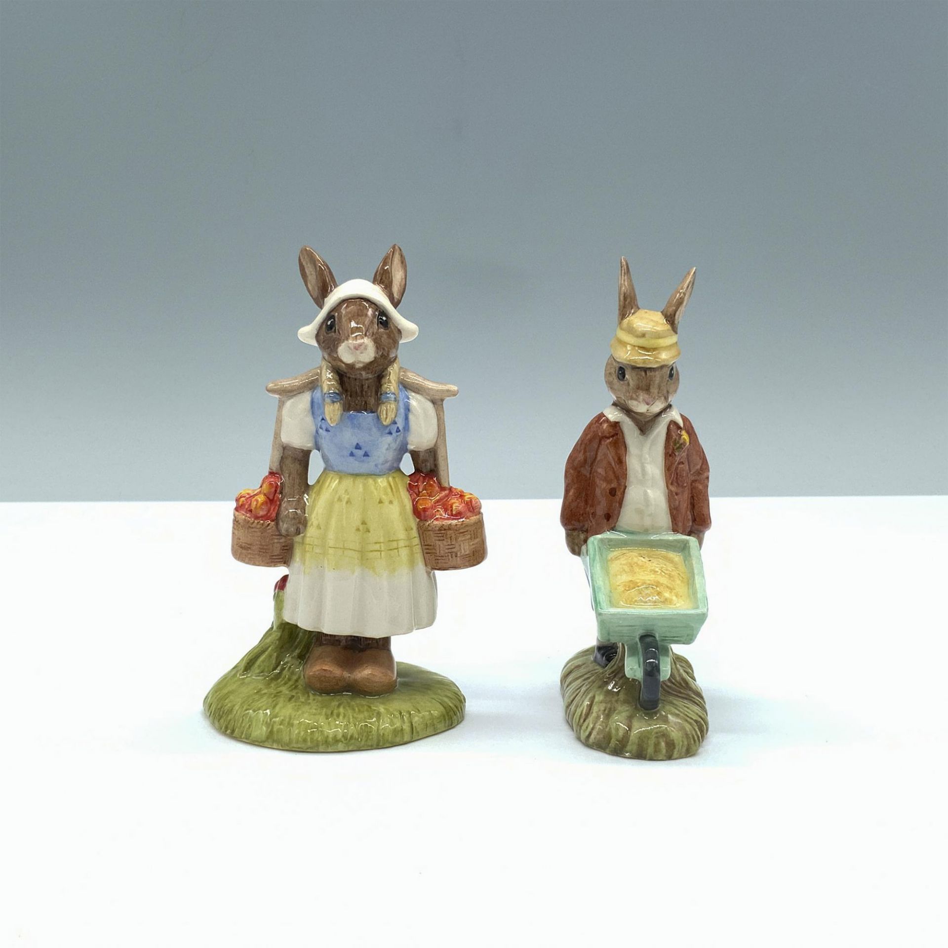 2pc Royal Doulton Bunnykins Figurines, Dutch & Gardener