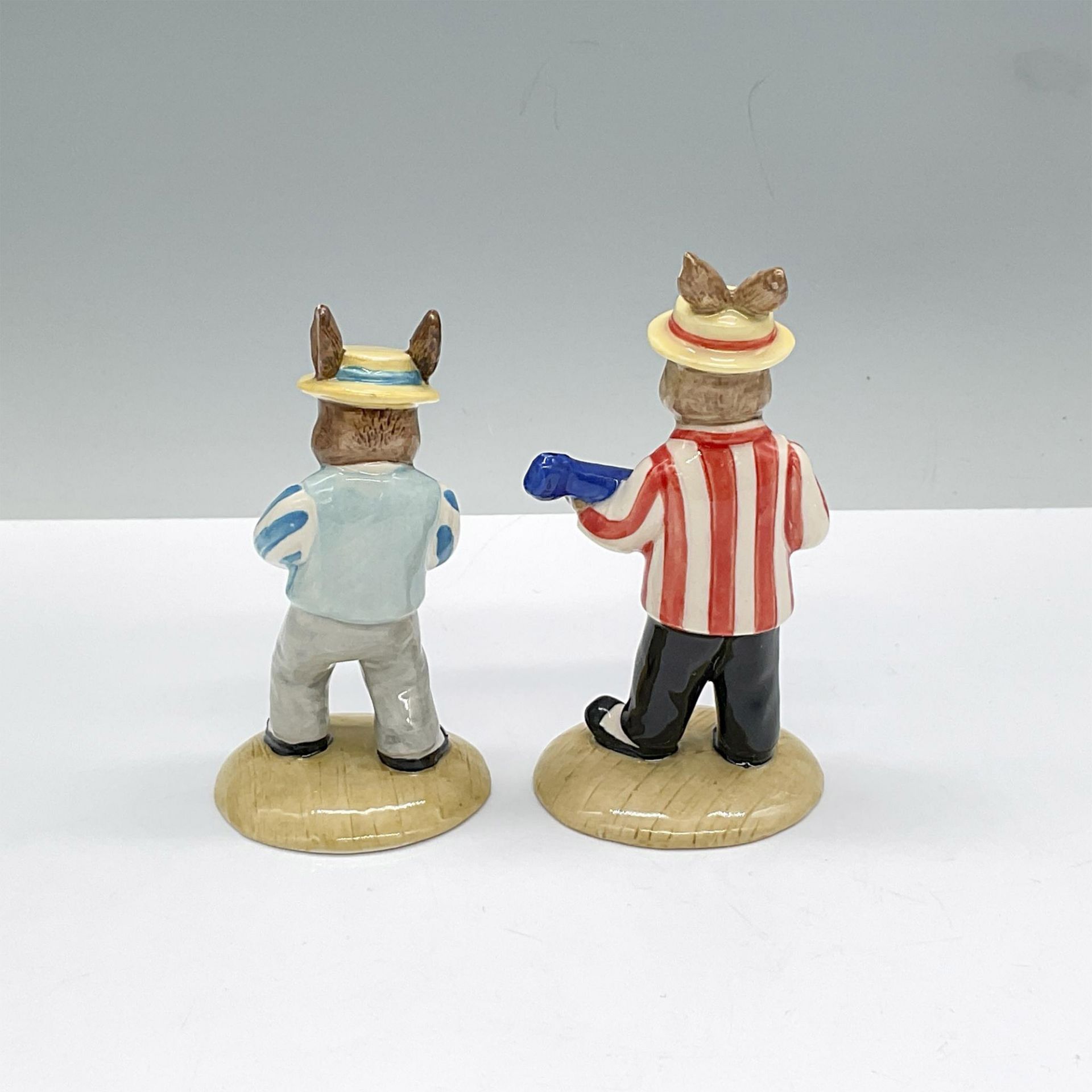 2pc Royal Doulton Bunnykins Figurines, Banjo & Clarinet - Image 2 of 3