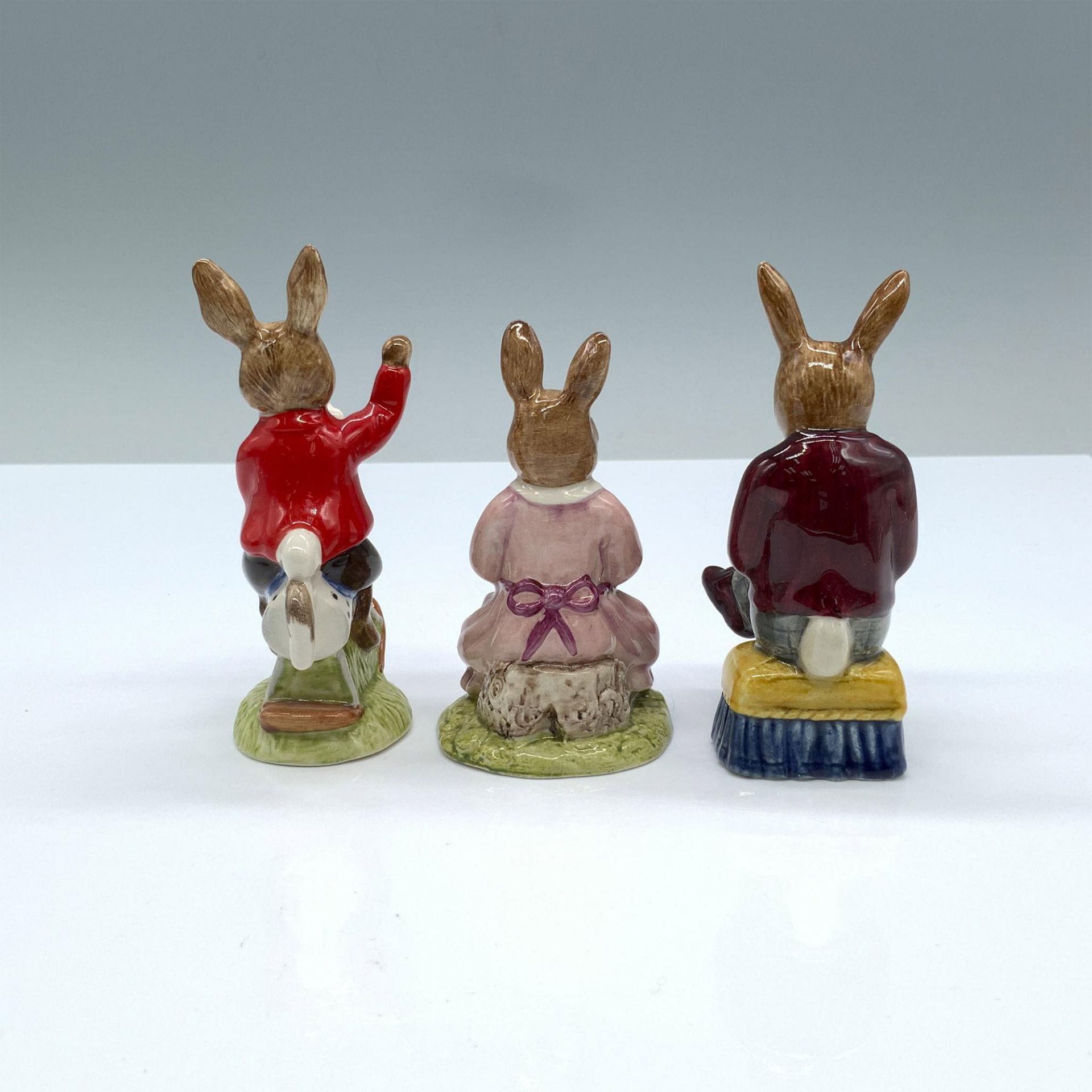 3pc Royal Doulton Bunnykins Figurines, Childrens DB69/14/71 - Bild 2 aus 3