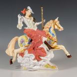 The English Ladies Porcelain Figurine, Carousel Collection