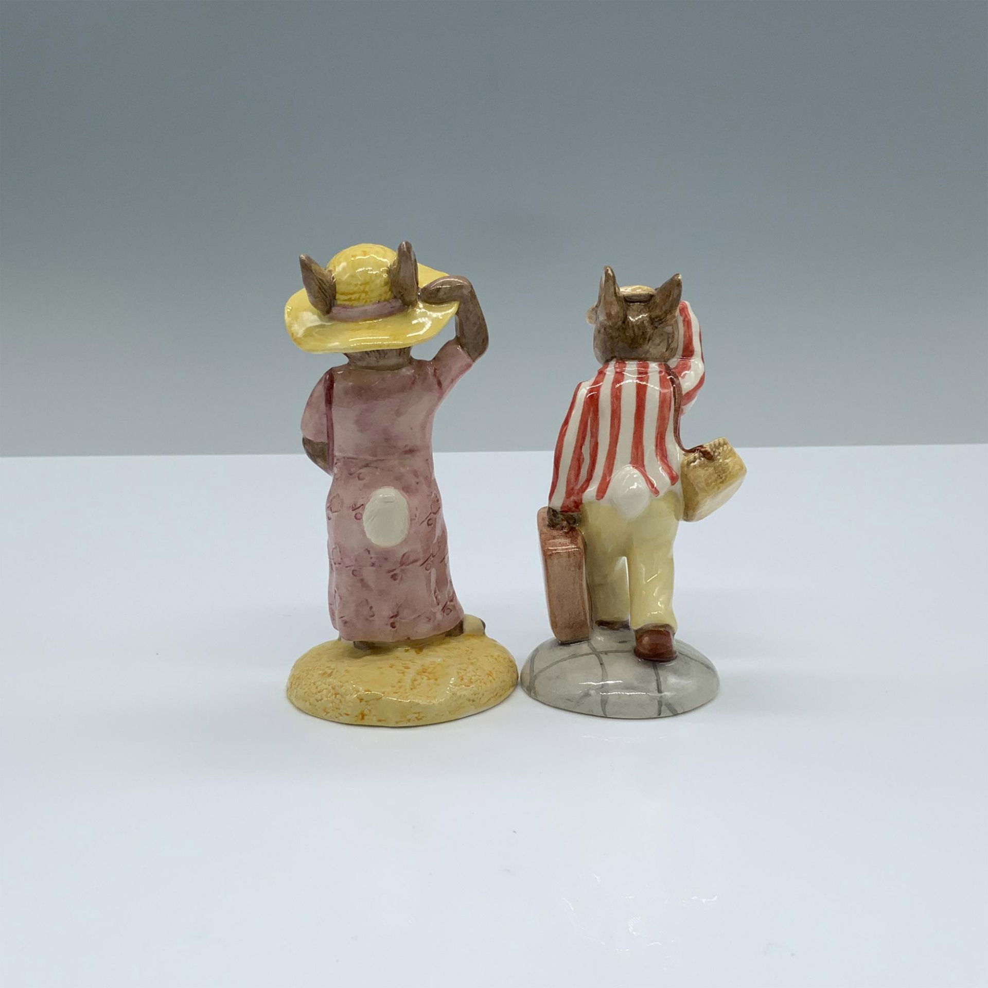 2pc Royal Doulton Bunnykins Figurines, Travelers DB215/154 - Bild 2 aus 3