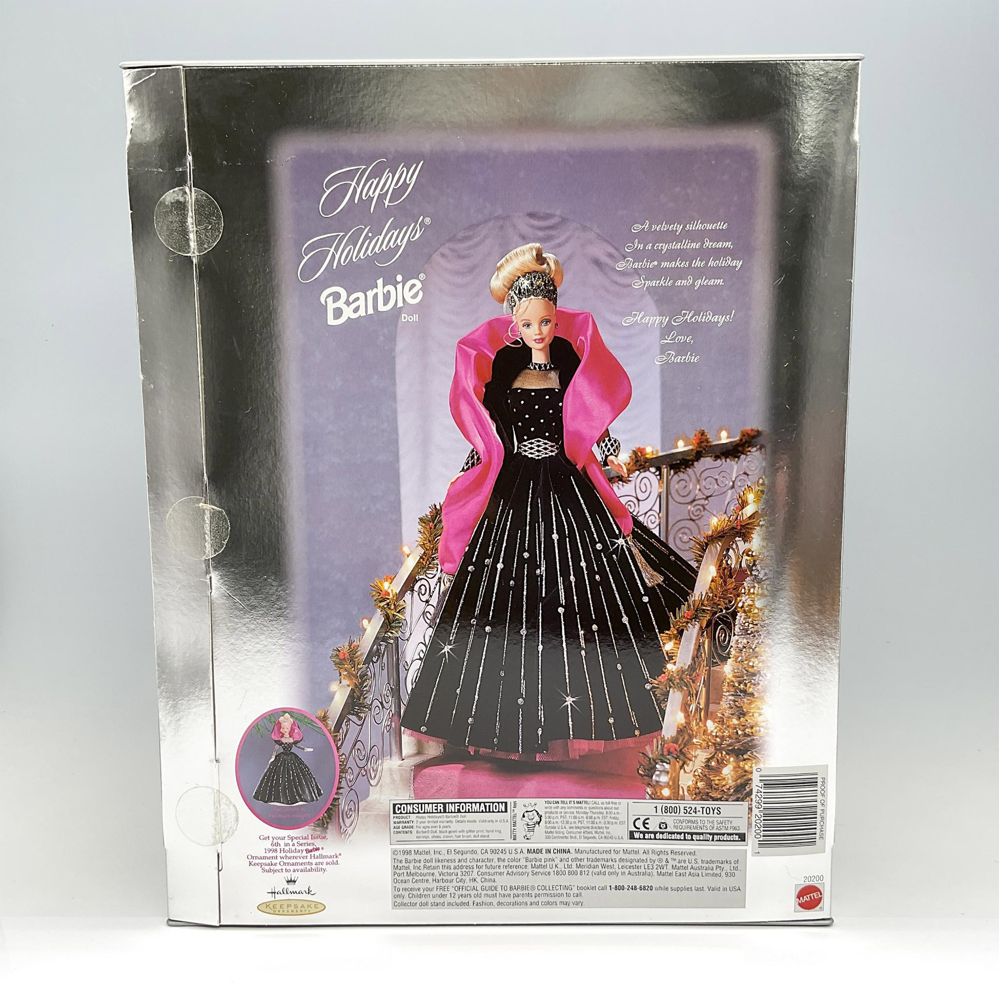 Mattel Barbie Doll, Special Edition, Happy Holidays - Image 2 of 3