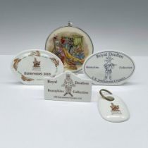 5pc Royal Doulton Bunnykins Porcelain Grouping