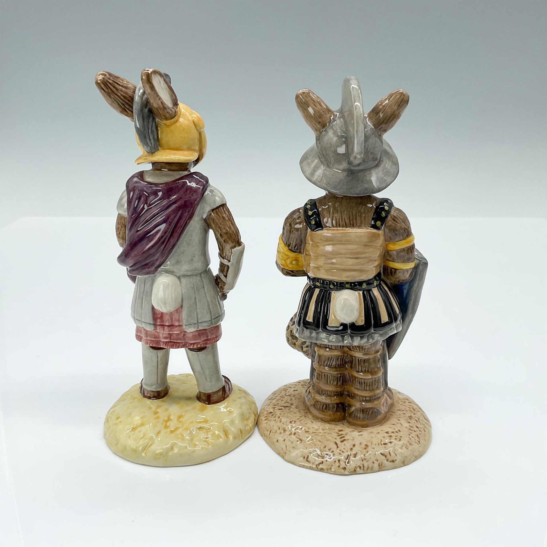 2pc Royal Doulton Bunnykins Figurines, Roman Empire - Image 2 of 3