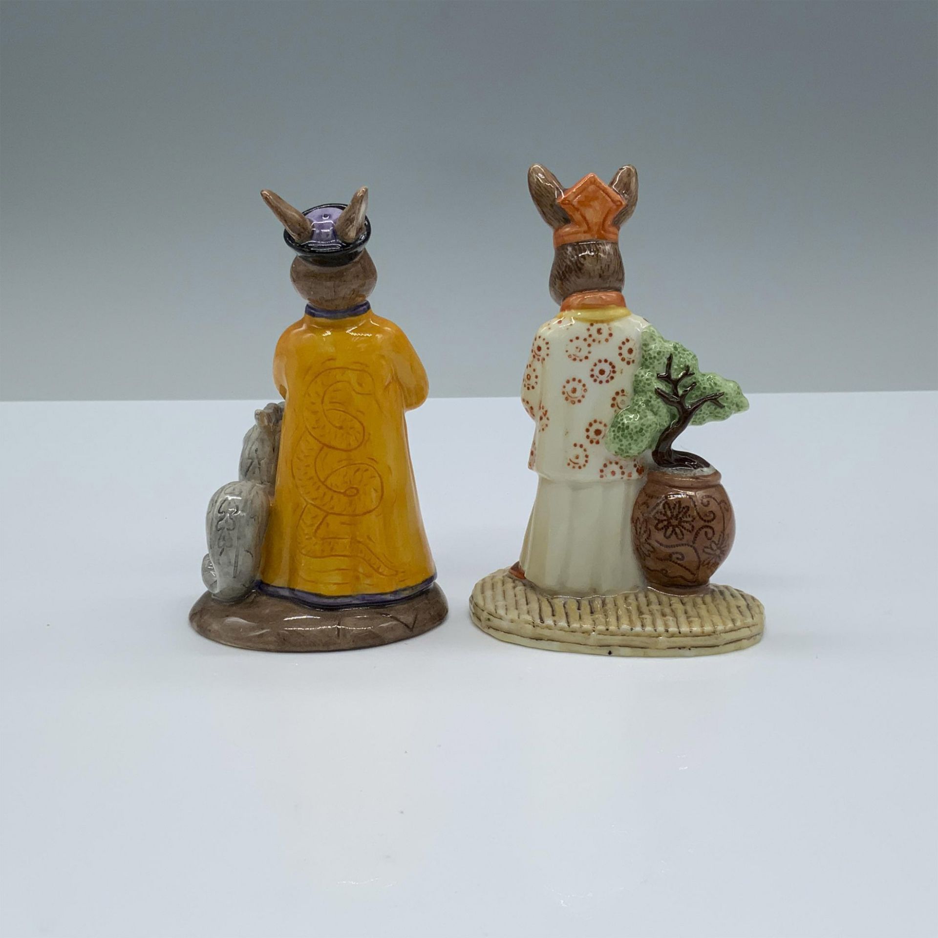 2pc Royal Doulton Bunnykins Figurines, Asian DB280/252 - Bild 2 aus 3