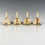 4pc Goebel Hummel Annual Bells, HUM 701, 707, 710, 711