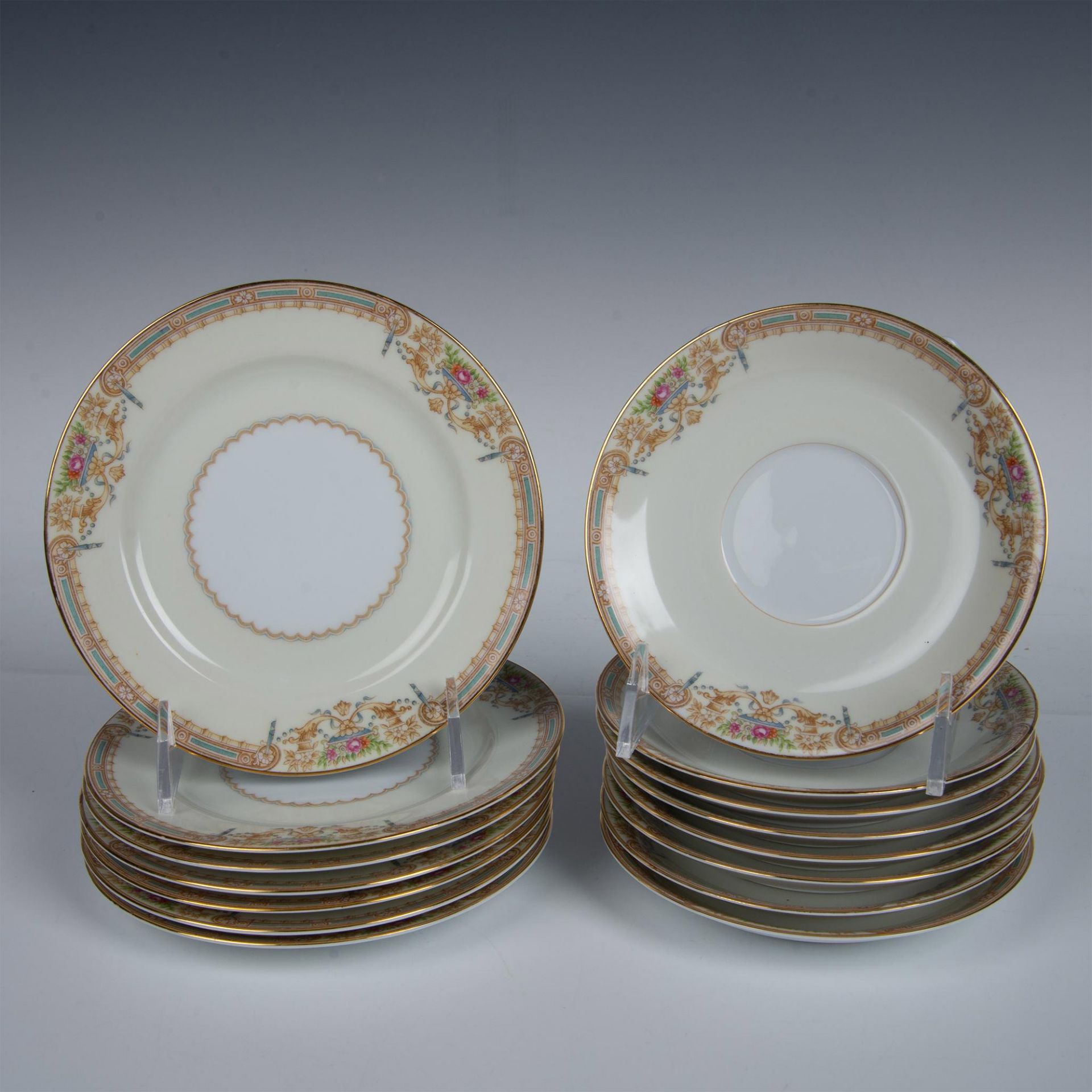 55 pc Vintage Noritake China Dinner Service for 8, Sonora - Image 6 of 11