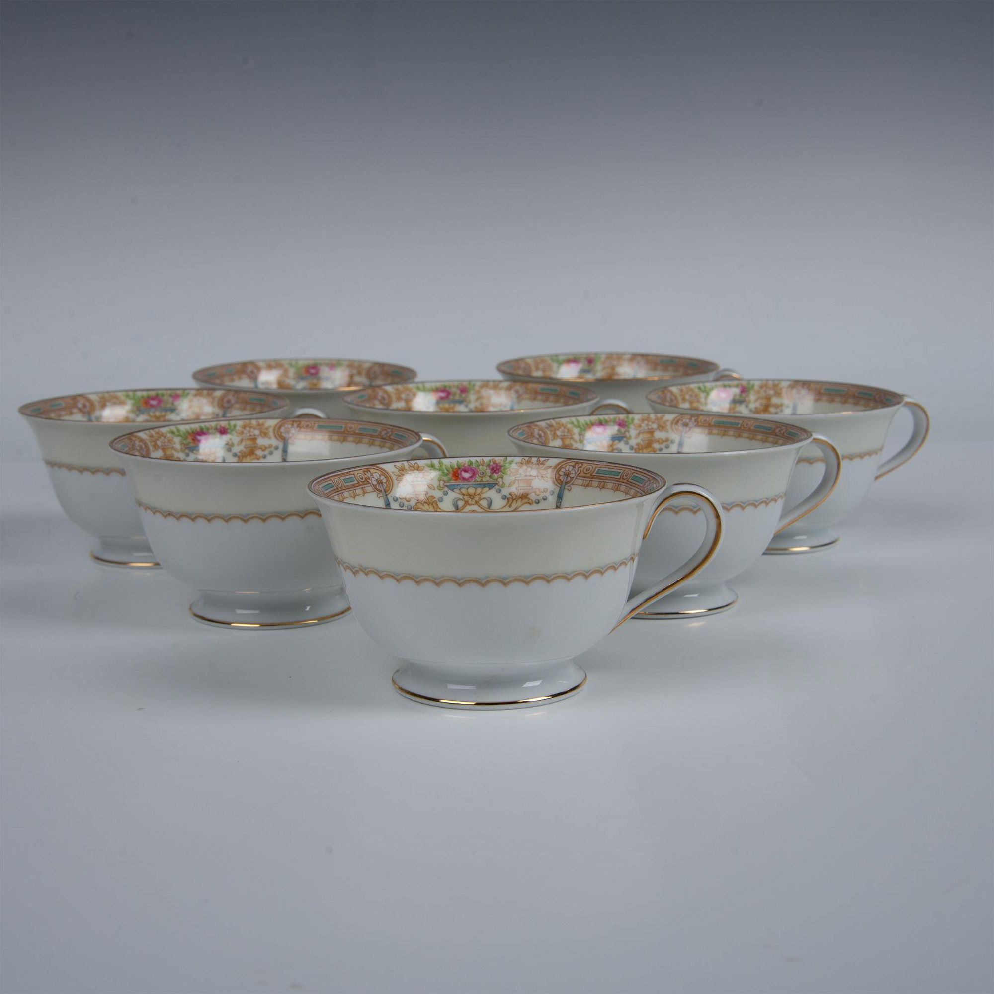 55 pc Vintage Noritake China Dinner Service for 8, Sonora - Image 8 of 11
