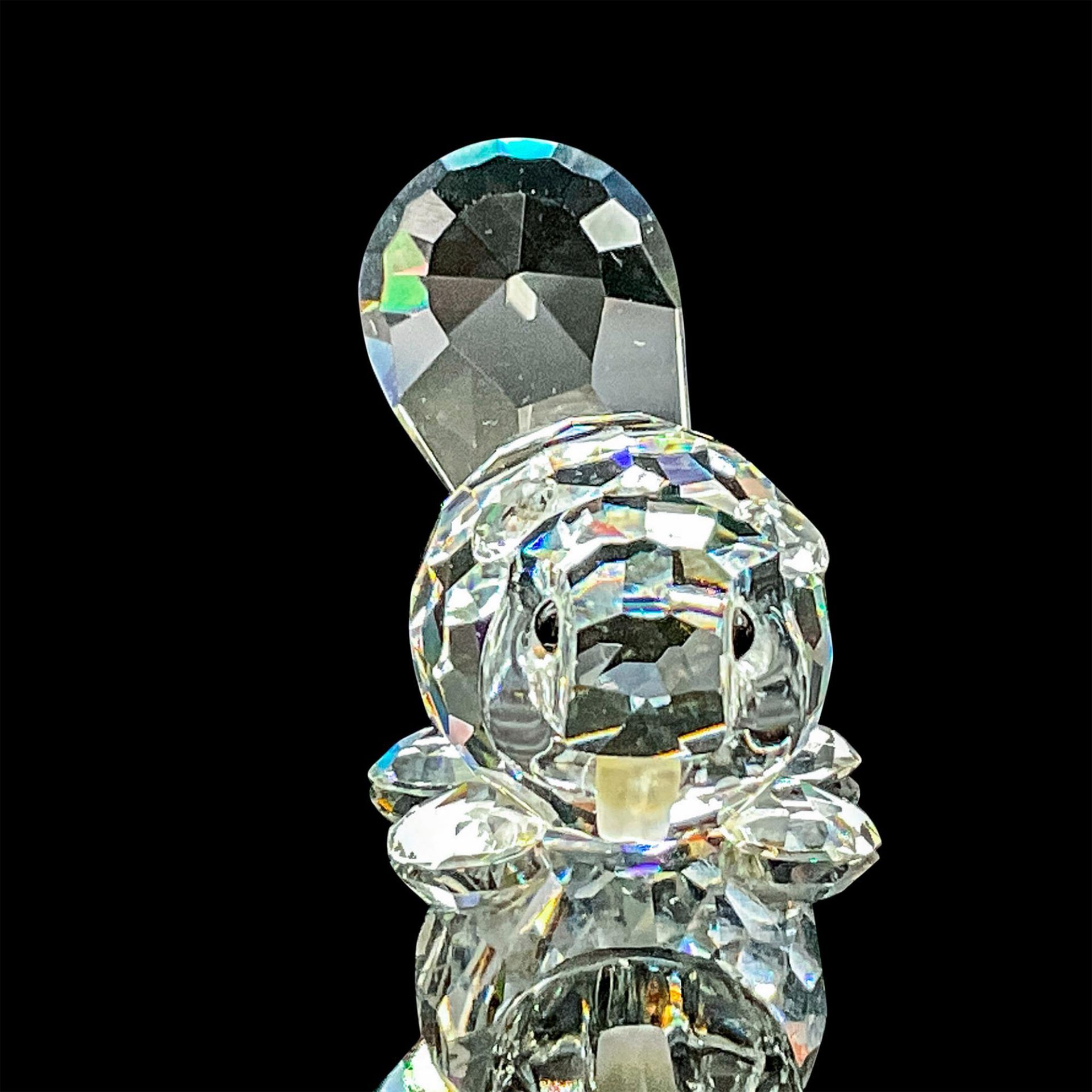 Swarovski Silver Crystal Figurine, Baby Beaver Lying - Image 2 of 5