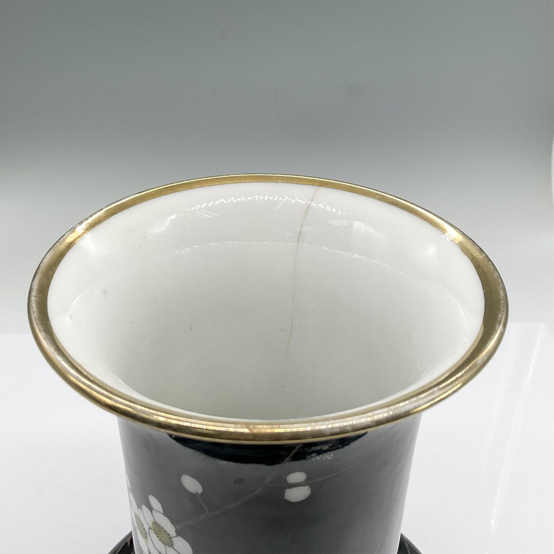 Noritake Porcelain Vase, Dogwood Cherry Blossom - Bild 3 aus 4