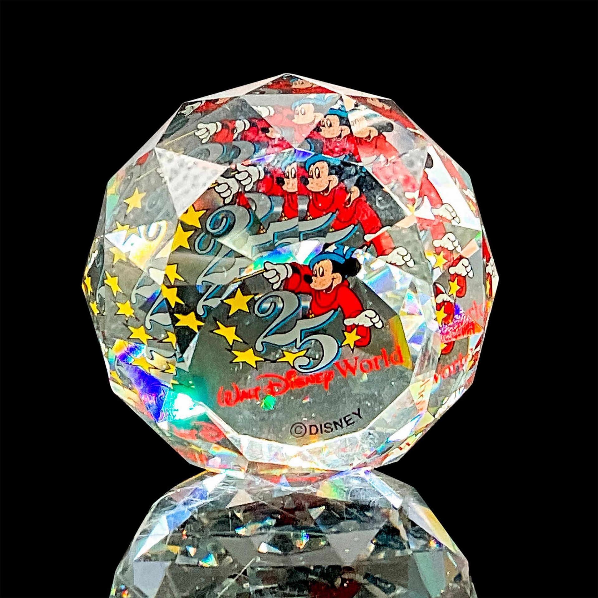 Swarovski Crystal Paperweight, Disney World Paperweight 25