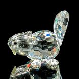 Swarovski Silver Crystal Figurine, Baby Beaver Lying