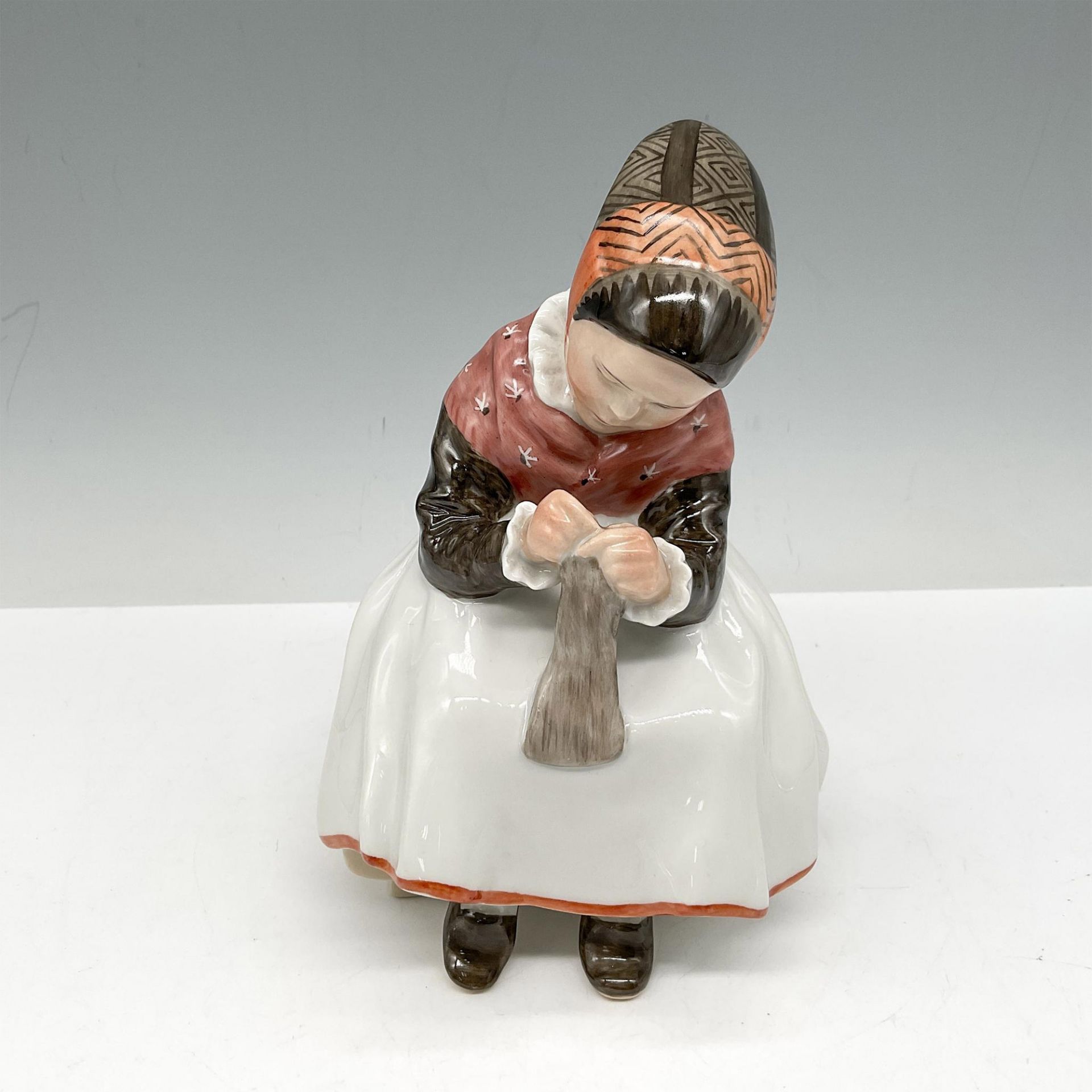 Royal Copenhagen Porcelain Figurine, Girl Sewing