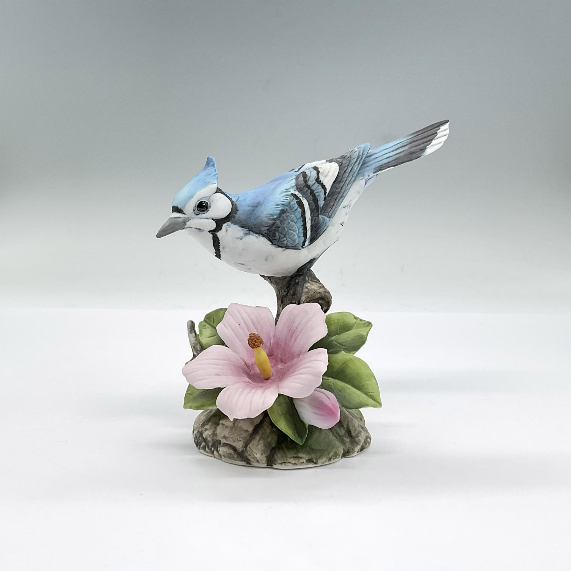Andrea by Sadek Porcelain Figurine, Blue Jay 9386