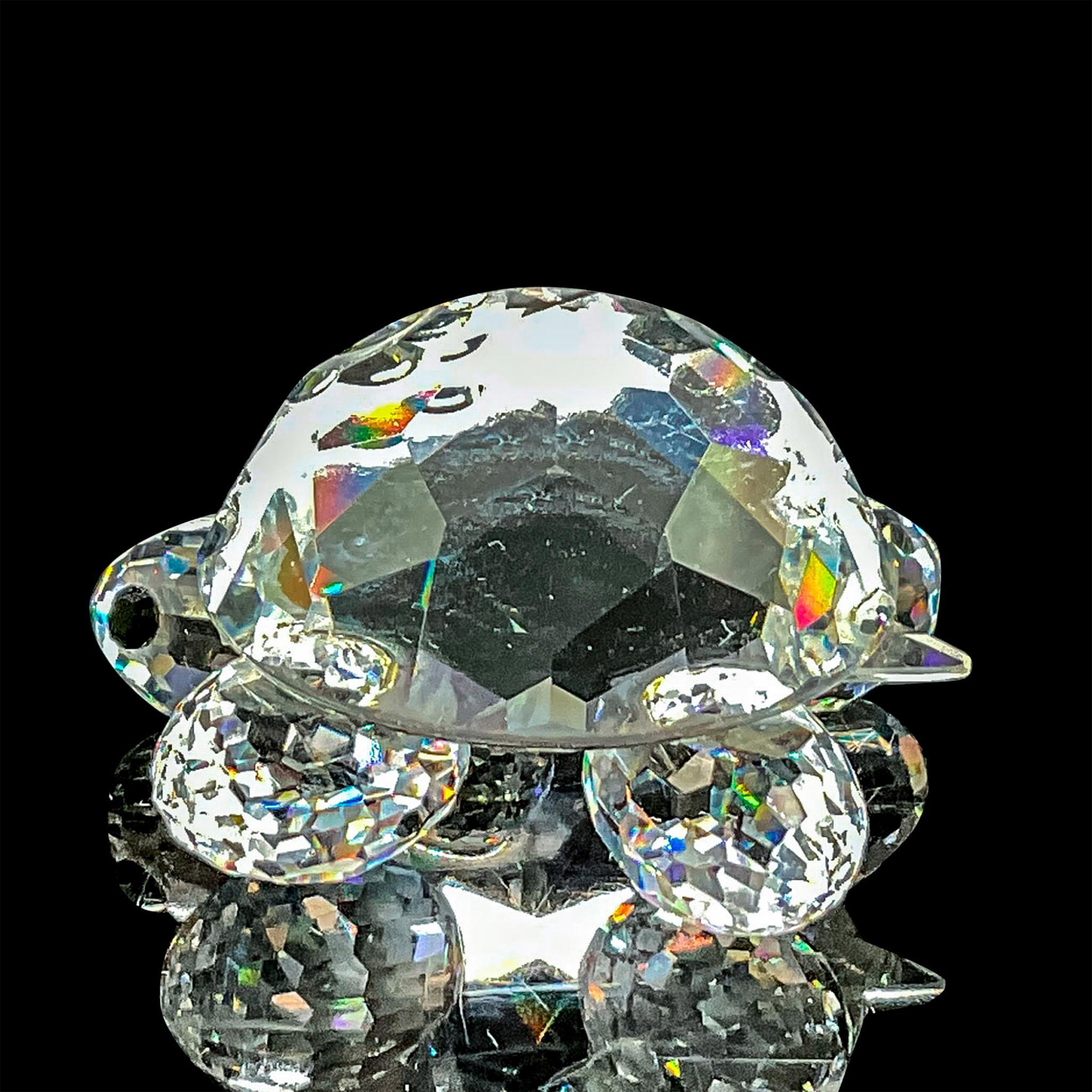 Swarovski Silver Crystal Figurine, Tortoise Small - Image 2 of 4