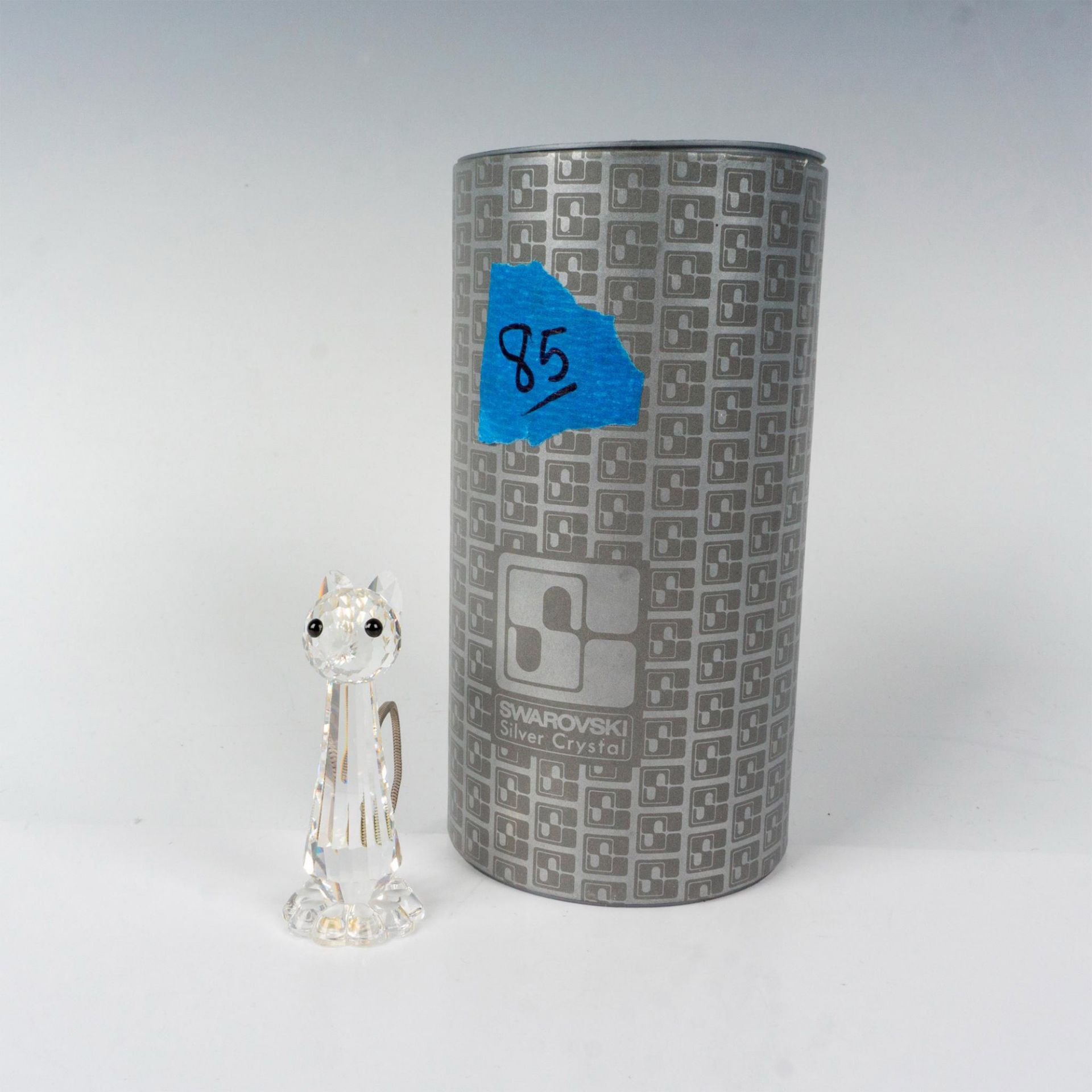 Swarovski Silver Crystal Figurine, Cat Tall - Image 3 of 3