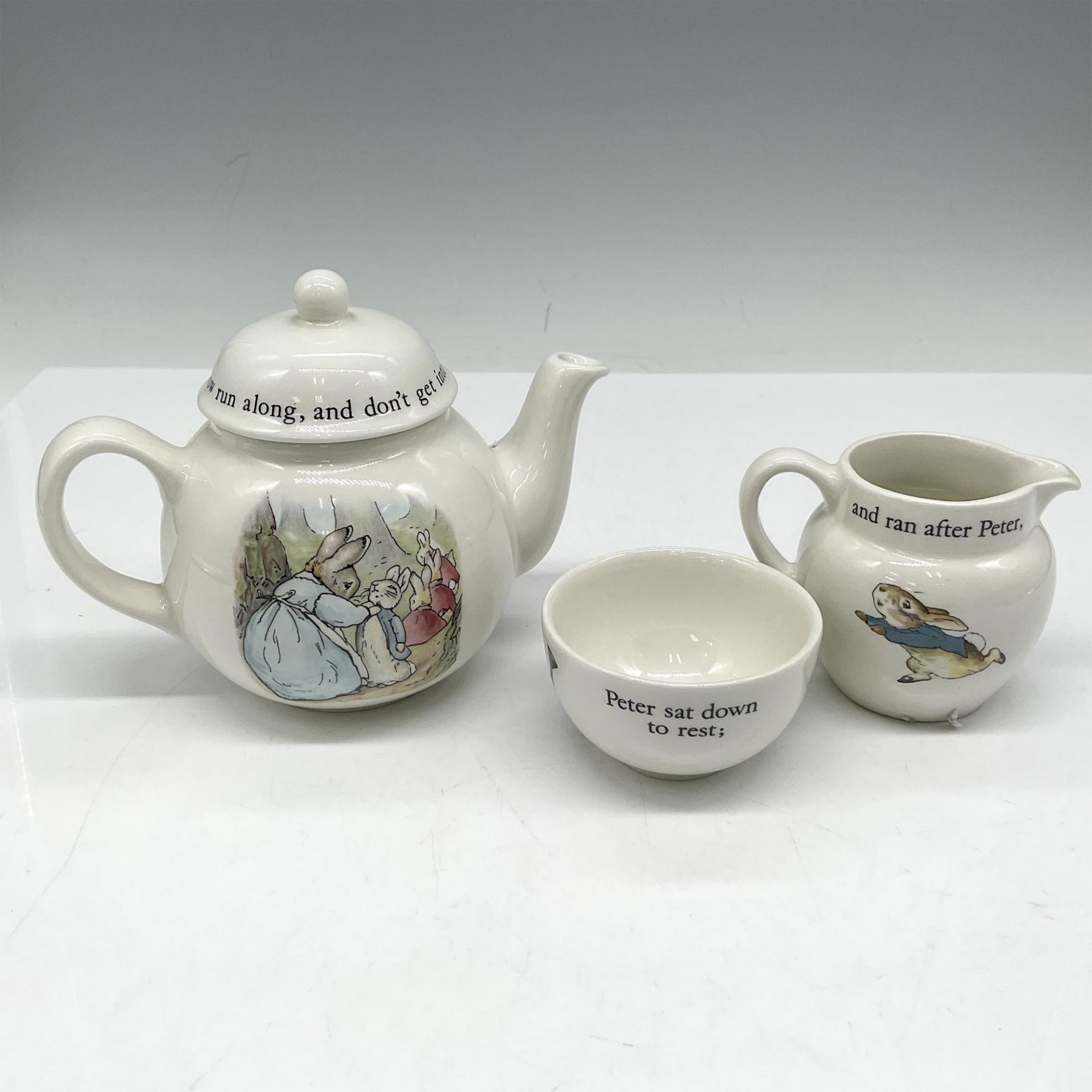 Wedgwood Beatrix Potter Peter Rabbit Children's Tea Set - Image 2 of 4