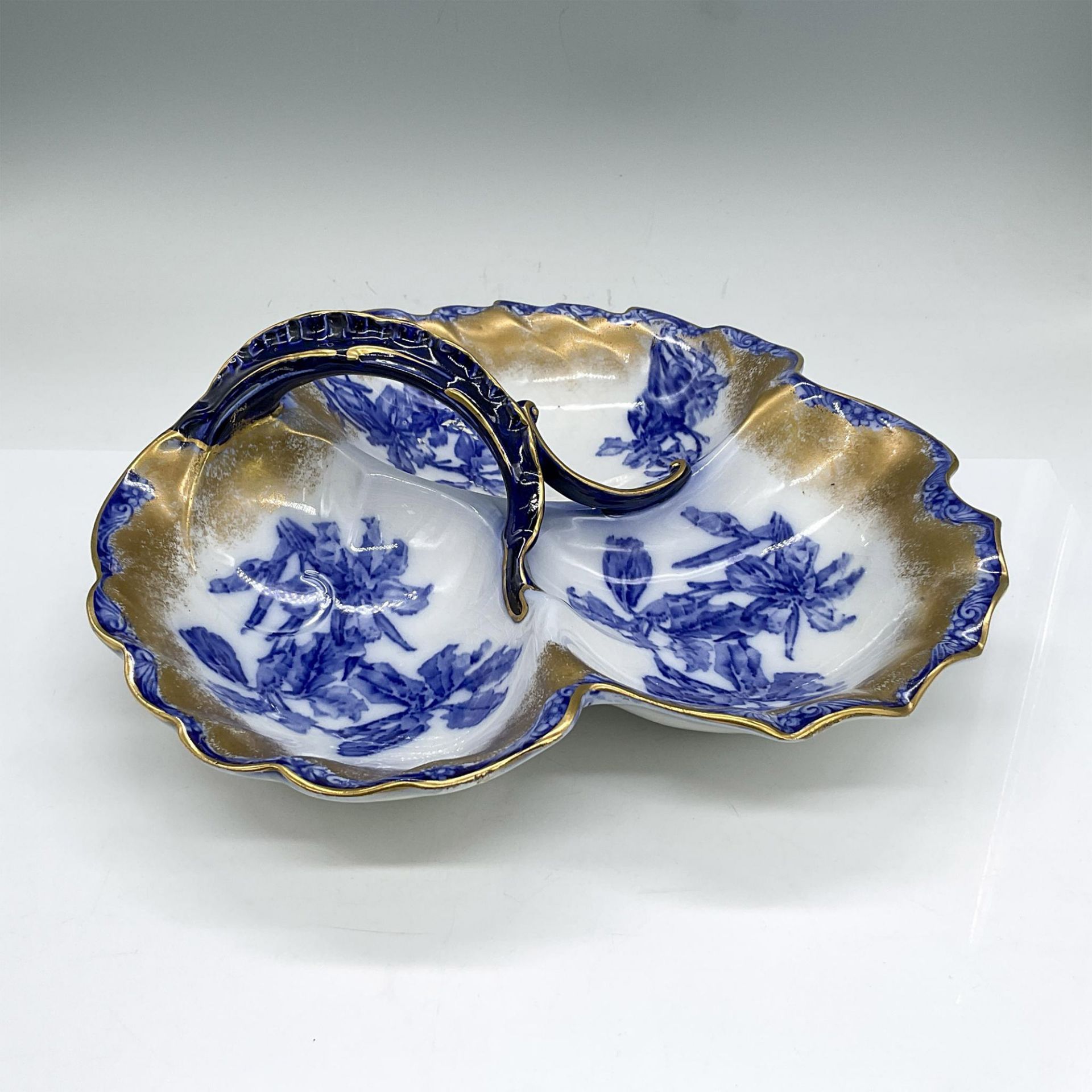 2pc Antique Doulton Burslem Serving Dish and Vase - Image 2 of 7