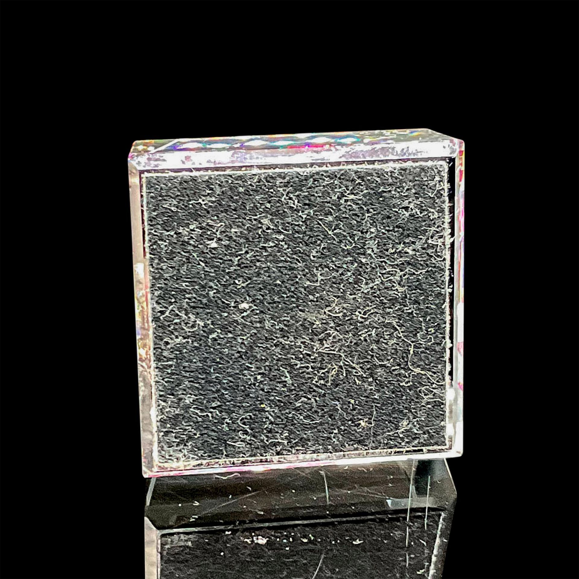 Swarovski Silver Crystal Paperweight, Pyramid Vitrail Medium - Image 3 of 4