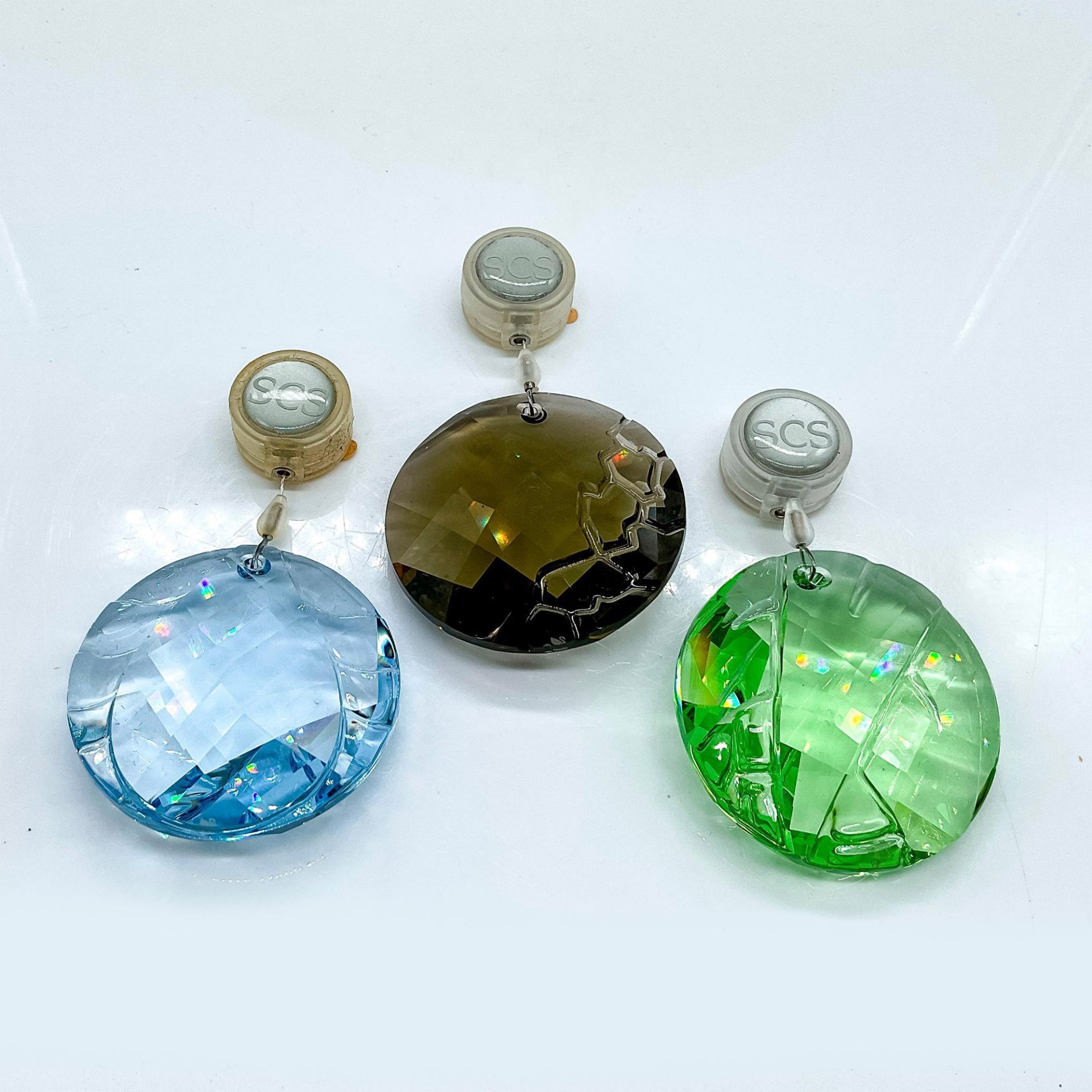 3pc Swarovski Crystal Window Ornaments