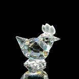 Swarovski Silver Crystal Figurine, Hen