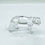 Swarovski Silver Crystal Figurine, Tiger