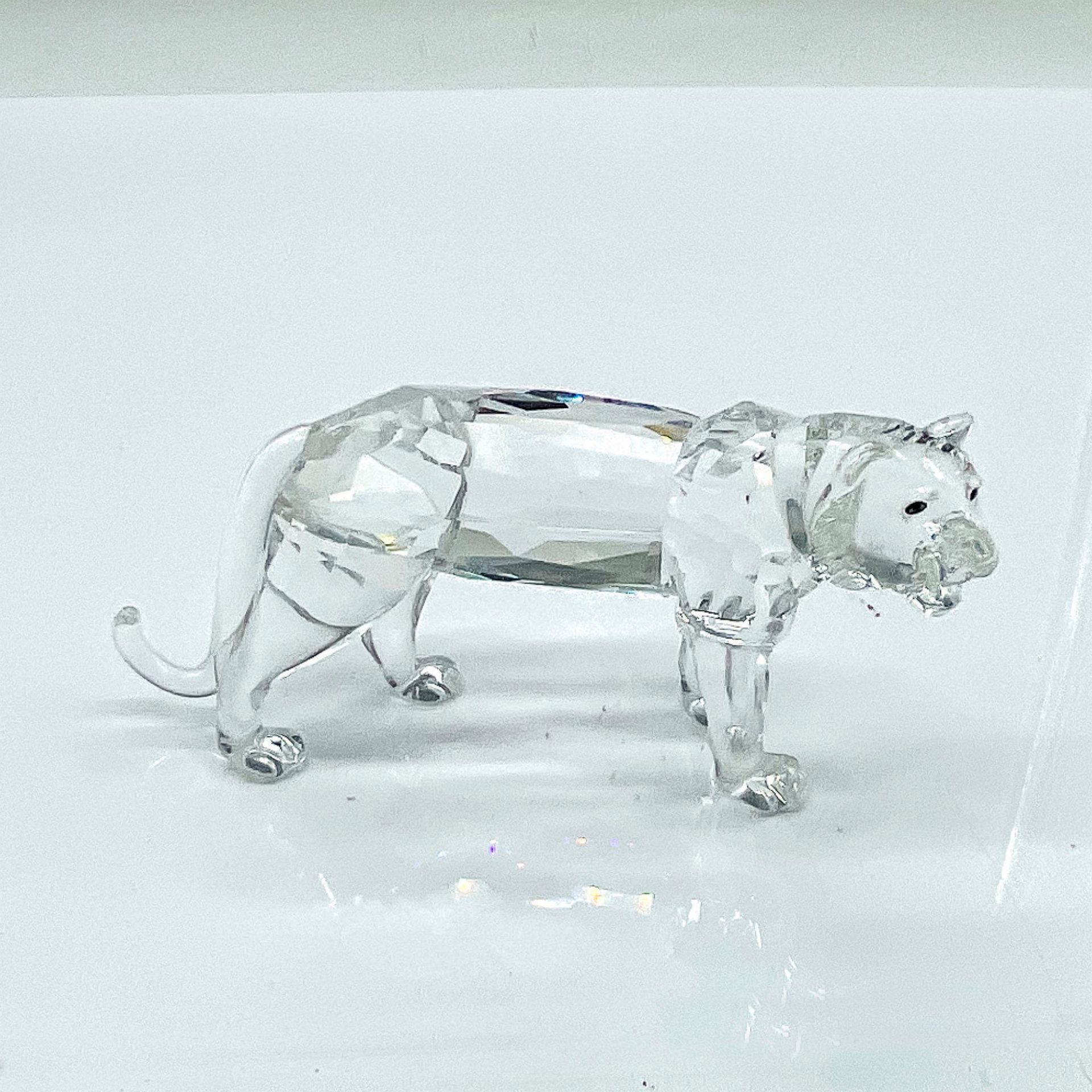 Swarovski Silver Crystal Figurine, Tiger