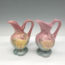 2pc Hull Art Pottery Pitchers