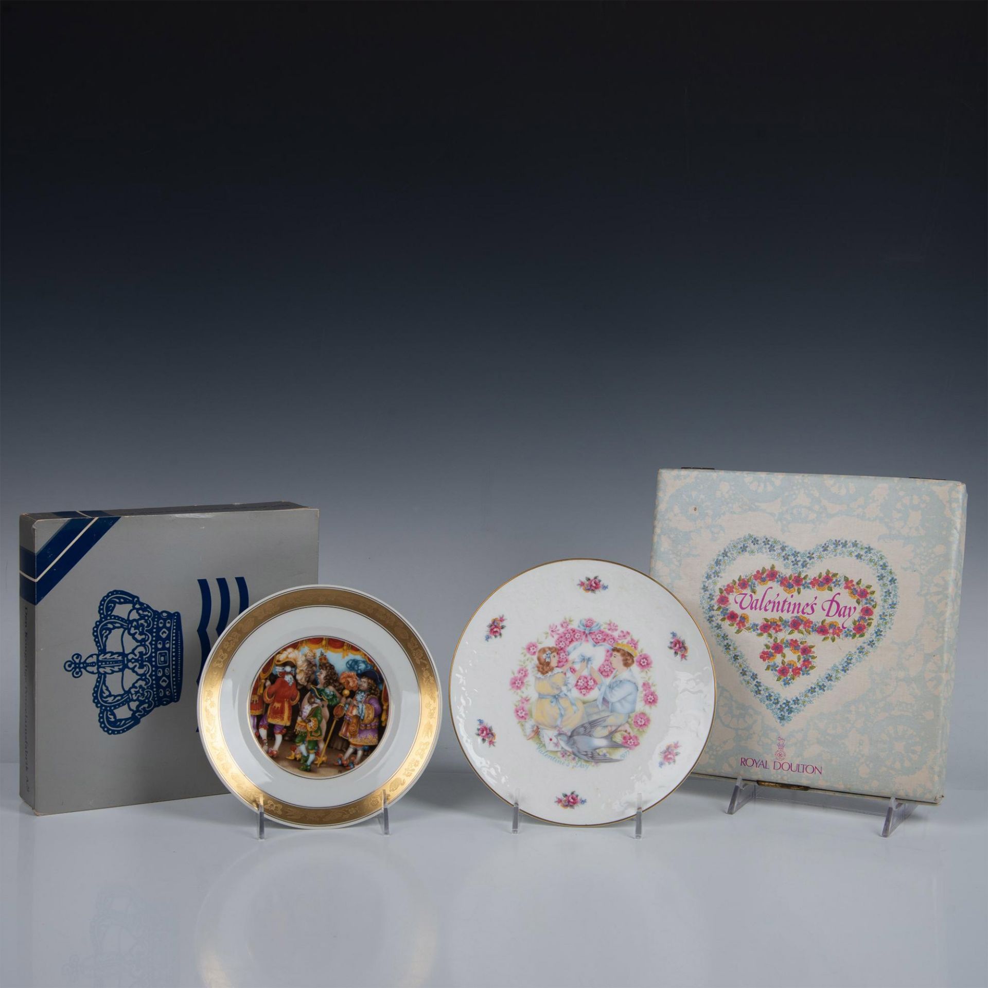 4pc Porcelain Plates, Royal Copenhagen + Royal Doulton - Bild 4 aus 6