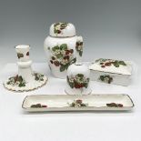 5pc Hammersley Bone China Decor Pieces, Strawberry Ripe