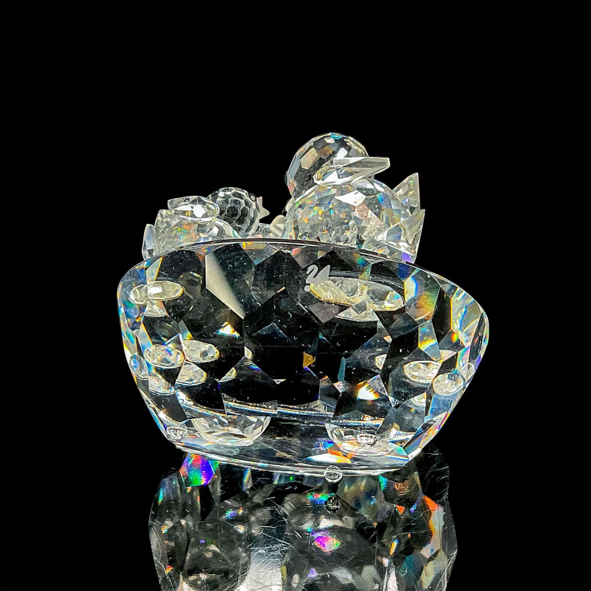 Swarovski Silver Crystal Figurine, Bird's Nest - Bild 5 aus 6
