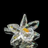 Swarovski Silver Crystal Figurine, Orchid Yellow Pistil