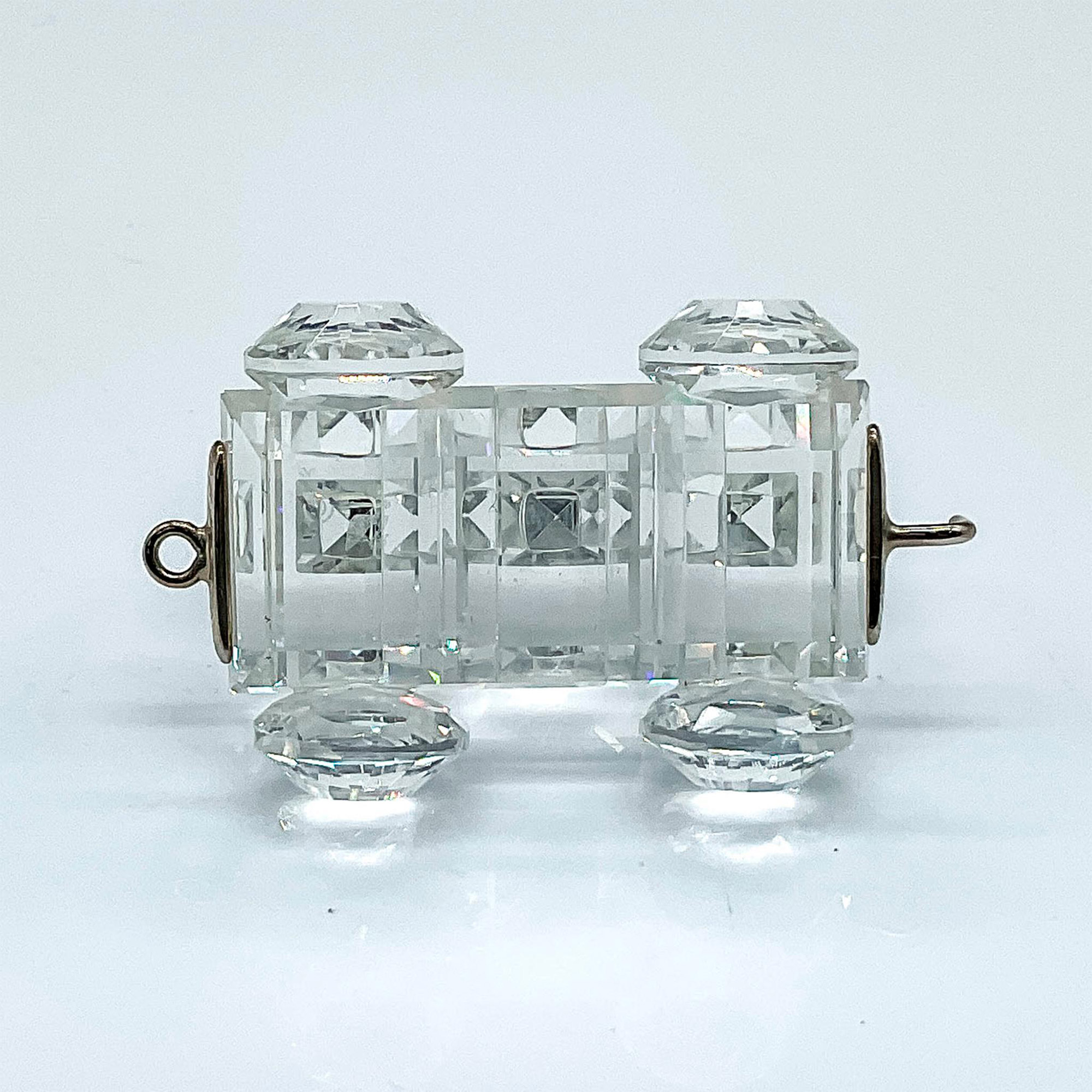 Swarovski Silver Crystal Figurine, Petrol Wagon Train Car - Image 3 of 4