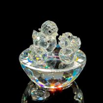 Swarovski Silver Crystal Figurine, Bird's Nest