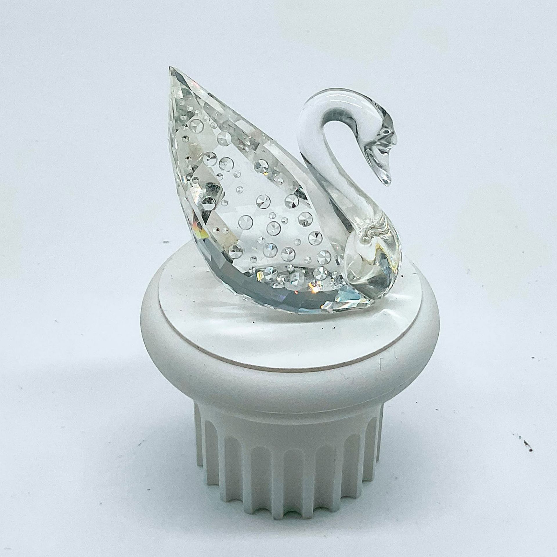 Swarovski Silver Crystal Figurine, Centenary Swan