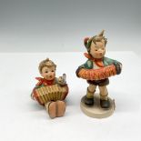 2pc Goebel Hummel Porcelain Figurines, Accordions