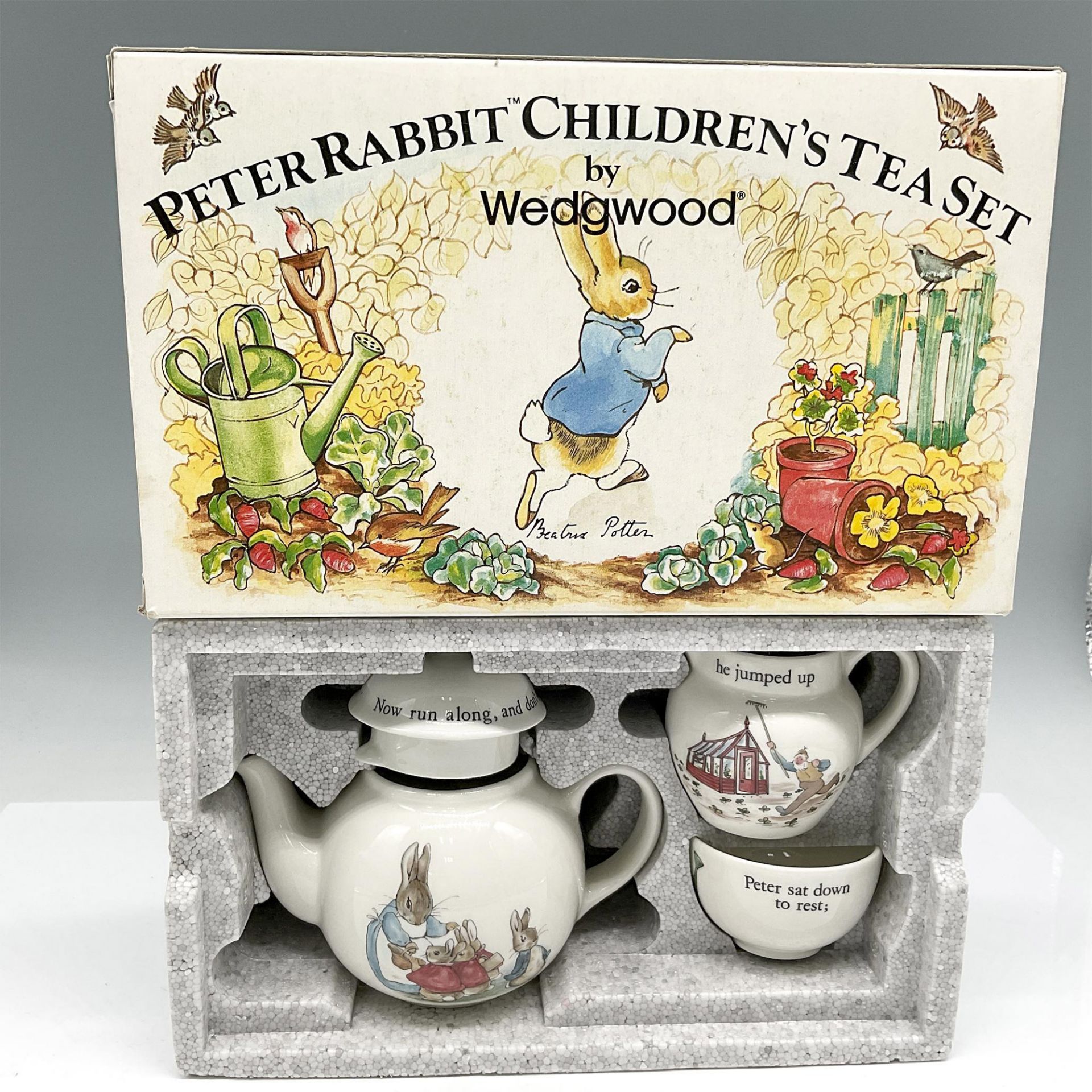 Wedgwood Beatrix Potter Peter Rabbit Children's Tea Set - Image 4 of 4