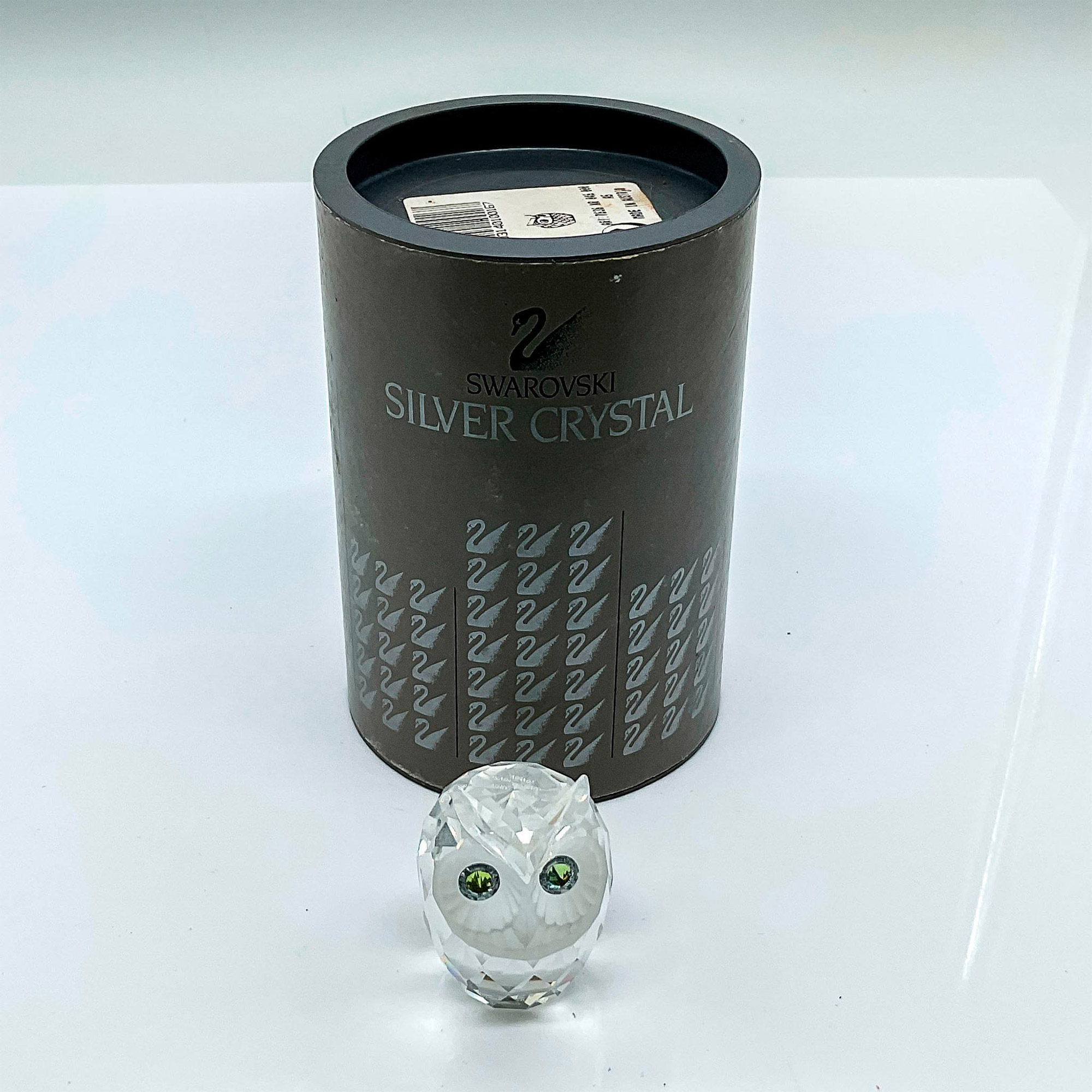 Swarovski Silver Crystal Figurine, Small Owl - Image 4 of 4
