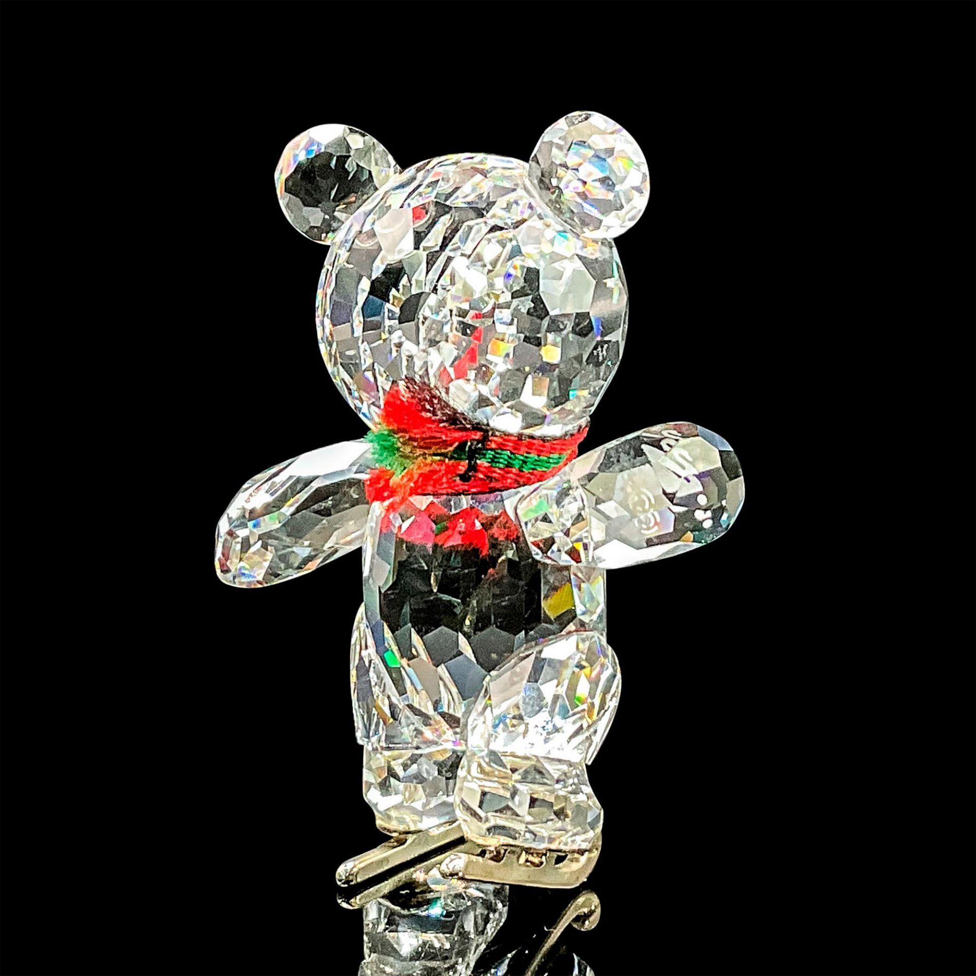 Swarovski Crystal Figurine, Kris Bear on Skates - Image 2 of 4