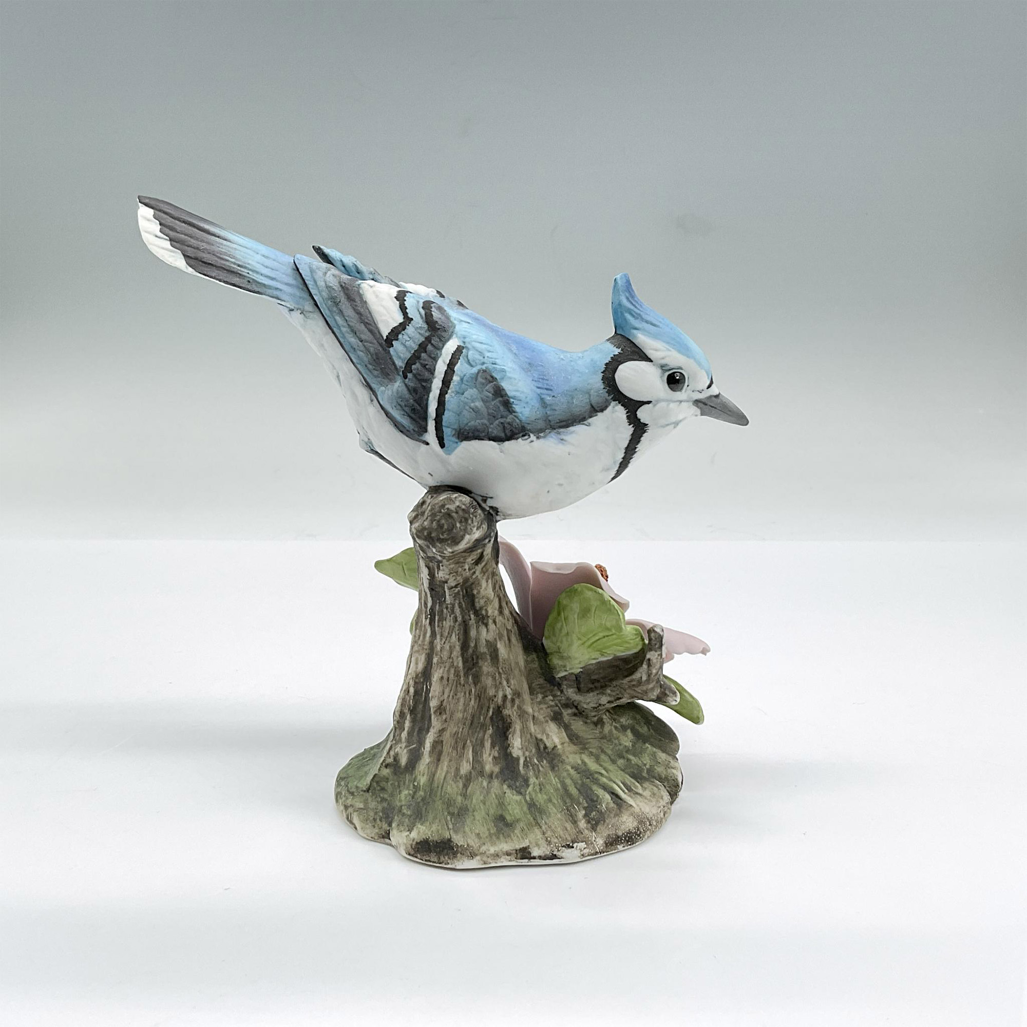 Andrea by Sadek Porcelain Figurine, Blue Jay 9386 - Image 2 of 3