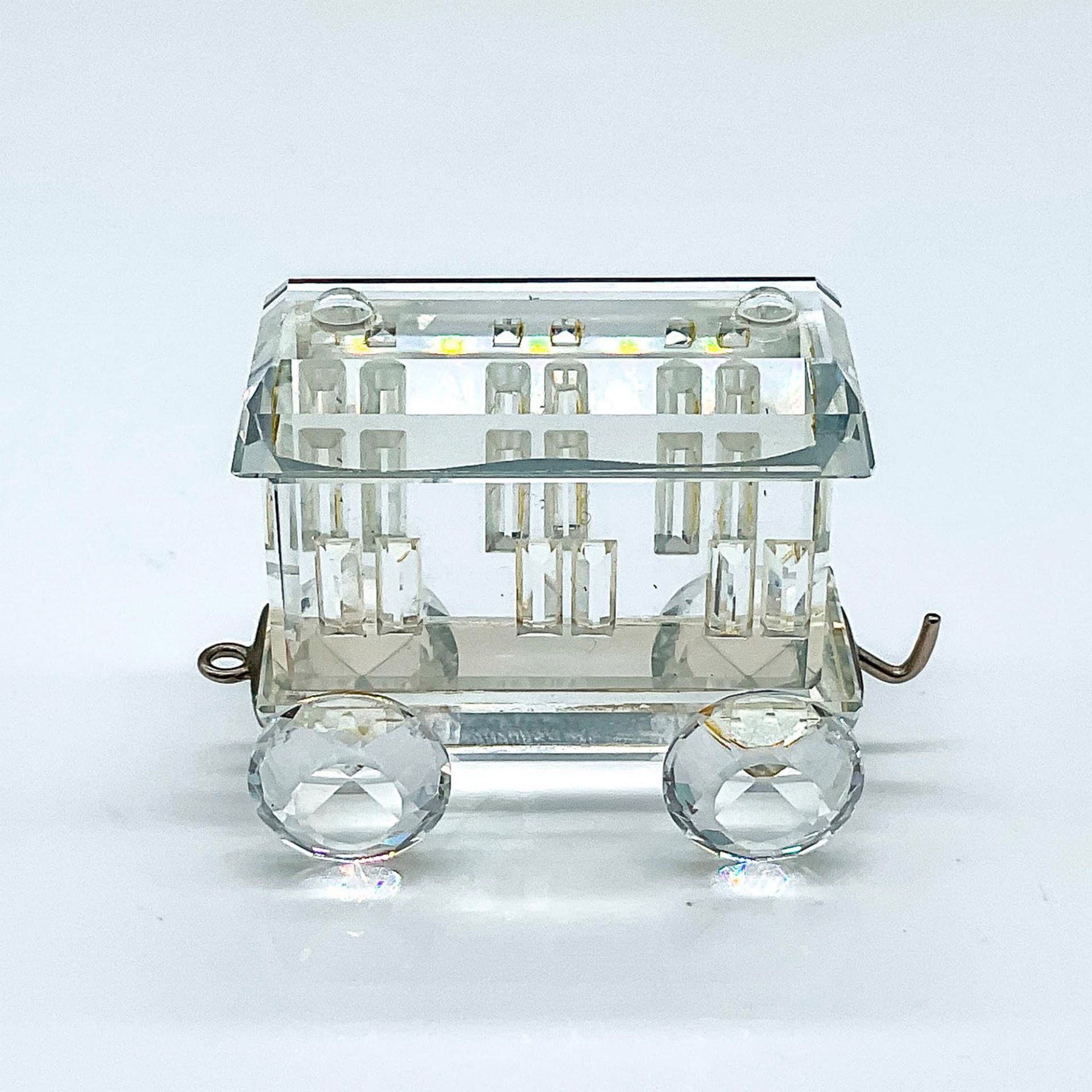 Swarovski Silver Crystal Figurine, Passenger Carriage - Bild 2 aus 4